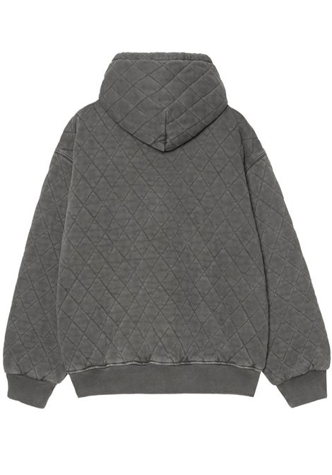 giacca hooded vista quilted uomo nero sbiadito CARHARTT WIP | I03566589.GD